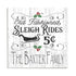 Old Fashioned Sleigh Rides Christmas Sign - Personalized Holiday Decor