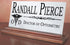 Optometrist Desk Nameplate - Personalized Marble Name Plate Gift for ODs