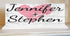 Anniversary or Wedding Gift Sign - Personalized with Names Custom Solid Wood