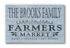 Farmer's Market Sign - Personalized Farmhouse Kitchen or Pantry Decor