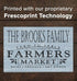 Farmer's Market Sign - Personalized Farmhouse Kitchen or Pantry Decor