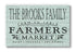 Farmer's Market Sign - Personalized Farmhouse Kitchen or Pantry Decor