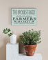 Farmer's Market Sign - Personalized Farmhouse Kitchen or Pantry Decor