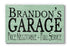 Personalized Garage Sign - Custom Man Cave Wooden Decoration with Name