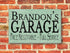 Personalized Garage Sign - Custom Man Cave Wooden Decoration with Name