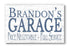Personalized Garage Sign - Custom Man Cave Wooden Decoration with Name