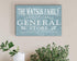 Personalized General Store Sign - Vintage Wall Art for Kitchen or Pantry