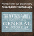 Personalized General Store Sign - Vintage Wall Art for Kitchen or Pantry