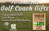 Personalized Golf Coach Gift Plaque - Custom Wood Award for Golf Team Coaches
