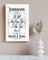 Be Still And Know That I Am God - Personalized Family Blessing Large Wood Sign