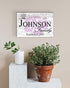 Personalized Hibiscus Home Sign - Custom Beach House Wooden Decor with Family Name