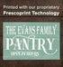 Personalized Kitchen Pantry Sign Farmhouse Decor Custom Made