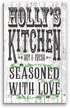 Personalized Kitchen Signs With Custom Name