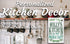 Personalized Kitchen Signs With Custom Name
