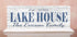 Lake House Sign - Personalized with Family Name and Established Date