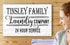 Personalized Laundry Room Sign - Custom Farmhouse Style Decor with Family Name