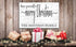 Personalized Merry Christmas Sign - Custom Family Name Holiday Decoration