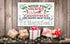 Personalized Merry Christmas Wooden Sign - Custom Family Name Holiday Decoration