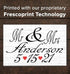 Mr & Mrs Wedding Gift Sign - Personalized with Name & Date for Couple