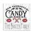 Candy Cane Christmas Sign - Personalized Custom Family Name Holiday Decoration