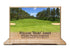Personalized Retirement Gift Plaque Golf Theme For Golfers