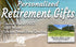 Personalized Retirement Gift Plaque with Golf Theme