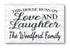 Personalized Rustic Family Name Sign - Custom Farmhouse Style Home Decor