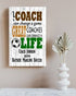Personalized Soccer Coach Gift Sign - Custom Wood Award for Great Coaches