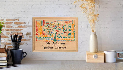 Personalized Teacher Gift Plaque