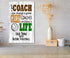 Volleyball Coach Gift Plaque - Personalized Custom Wood Award