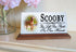 Pet Memorial Plaque With Photo - Personalized Dog or Cat Loss Sympathy Gift Marble 4x8in
