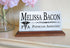 Physician Assistant Desk Nameplate - Personalized Solid Marble PA Name Plate Gift