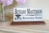 Registered Nurse Desk Nameplate - Personalized Solid Marble RN Name Plate Gift