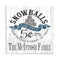 Snowballs For Sale Christmas Sign - Personalized Custom Name Vintage Holiday Decoration