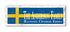 Swedish Flag Sign - Personalized Family Name - Custom Wood Swedish Heritage Gift