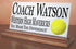 Tennis Coach Gift Plaque Custom Team Appreciation Award For Great Coaches