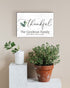 Thankful Sign - Personalized Custom Family Name Farmhouse Wall Art
