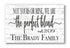 The Perfect Blend Family Sign - Personalized for Blended Families with Names & Established Date
