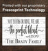 The Perfect Blend Family Sign - Personalized for Blended Families with Names & Established Date