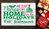 Christmas Sign - No Place Like Home For The Holidays - Personalized Large Wood
