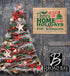 Christmas Sign - There's No Place Like Home For The Holidays - Personalized Wood