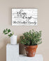 Always Time For Coffee Sign - Personalized Custom Name Coffee Bar Decor