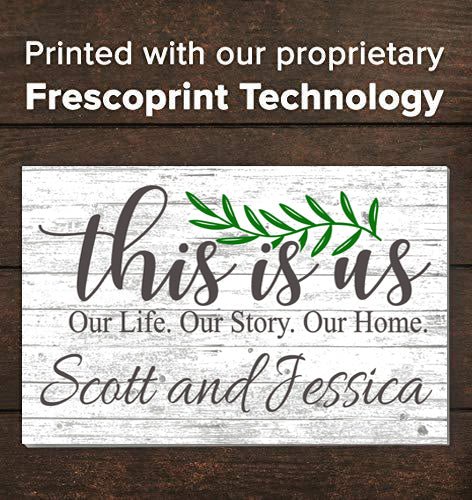 This Is Us Sign Personalized Farmhouse Style Family Décor