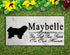 Tibetan Terrier Memorial Stone - Custom Personalized Marble Grave Marker
