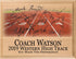 Signable Track Coach Gift Plaque - Team Signed Custom Wood Award