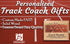 Signable Track Coach Gift Plaque - Team Signed Custom Wood Award