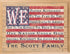 We Pledge Allegiance - Custom Patriotic Family Name Sign