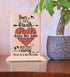Your First Breath Took Ours Away Sign - Personalized Custom New Baby Gift